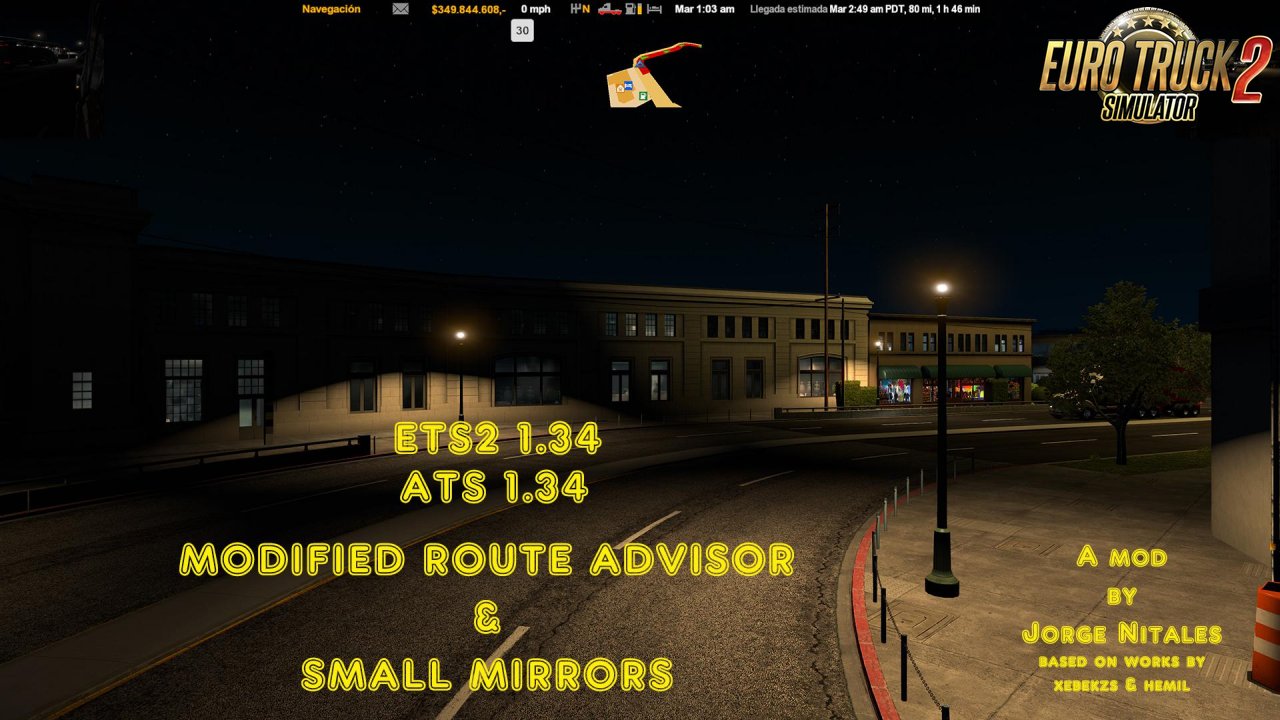 Modified Route Advisor and Small Mirrors [1.34.x]