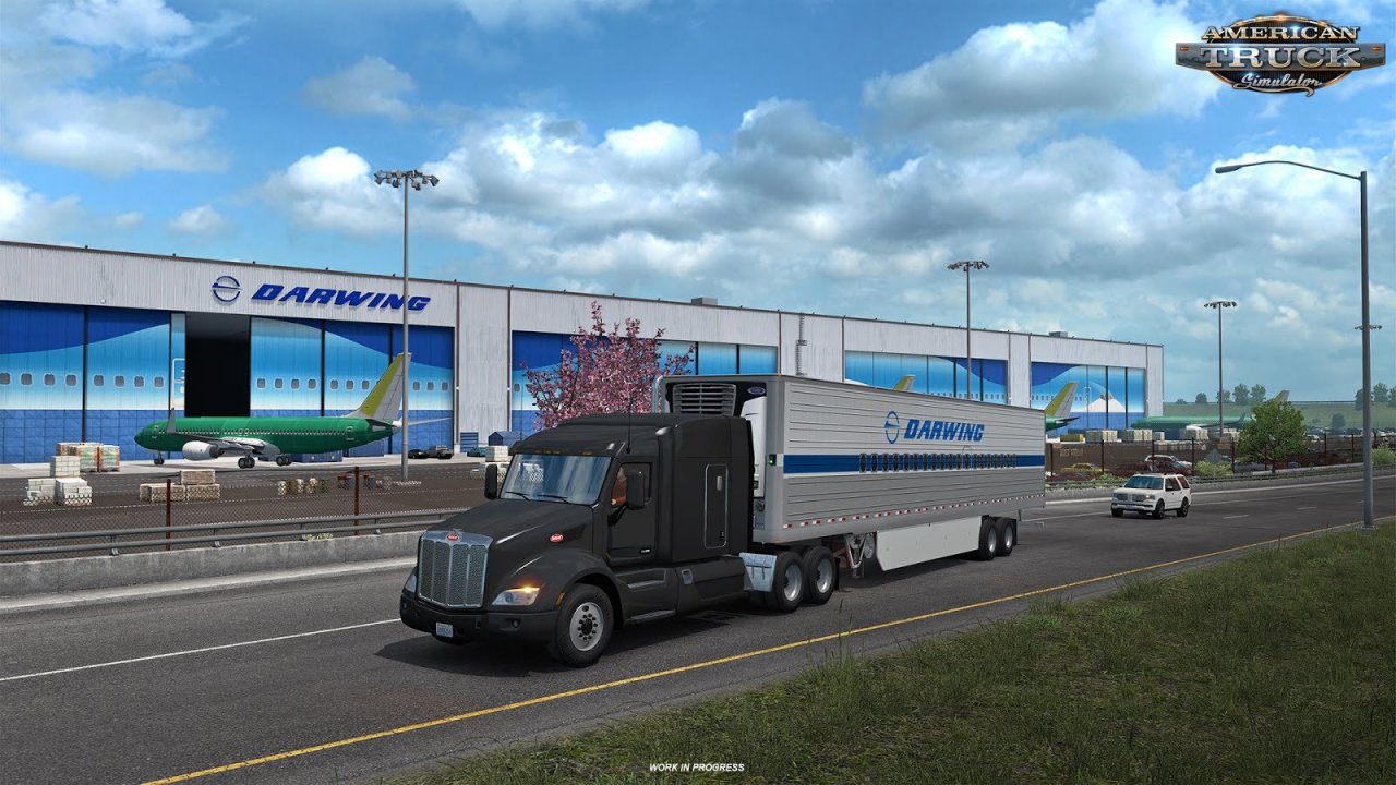 Washington DLC: Everett Aerospace Factory in American Truck Simulator