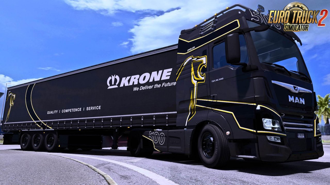 Evo Lion Skin for the MAN TGX Euro 6 by MADster v1.0 (1.35.x)