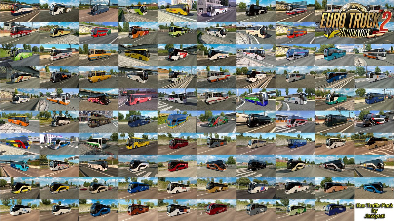 Bus Traffic Pack v7.0 by Jazzycat