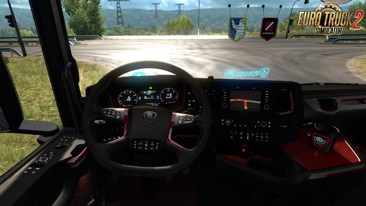 Scania 2016 R & S Red Black Lux Interior [1.35.x]