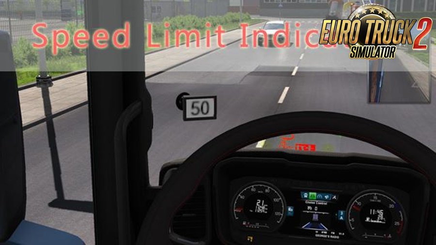 Speed Limit Indicator v1.0 for Ets2