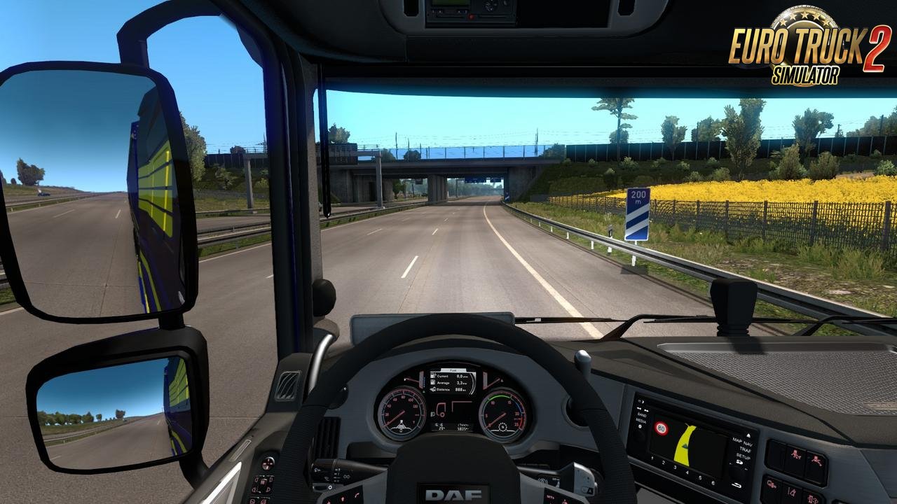 Enlarged speed limit sign for Ets2