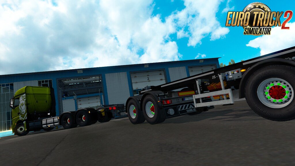 SCS Container Rigid trailer by Teklic v1.0. [1.35.x]