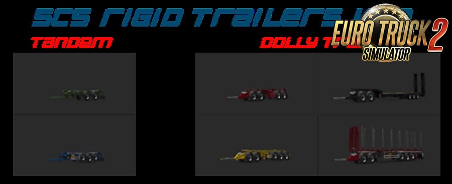 SCS Rigid trailers by Teklic v1.2. [1.35.x]