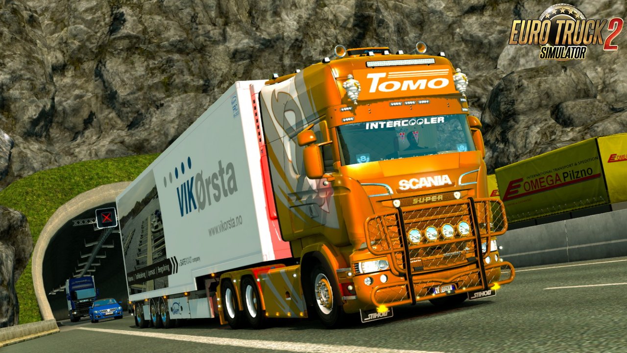 Scania skin Tomo Gold Metallic v1.0