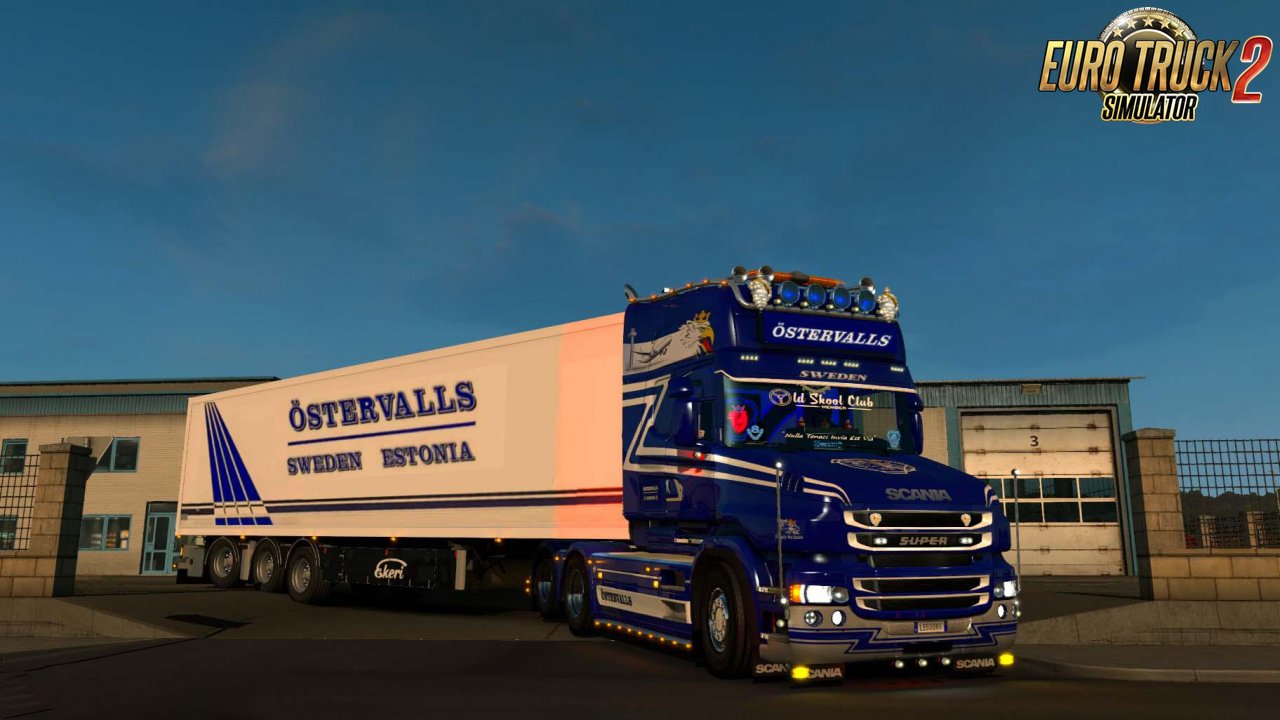 Scania T Ostervalls Skin + Lightbox v1.0