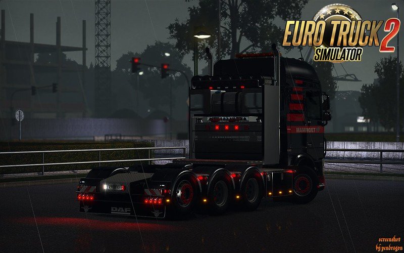 Heavy Haulage chassis addon for DAF XF Euro 6 v1.0 (1.35.x)