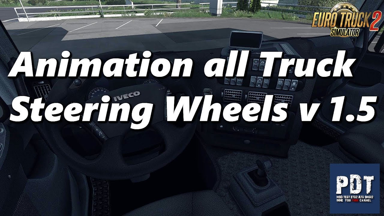 Animation all Truck Steering Wheels v1.5 by Afrosmiu (1.35.x)