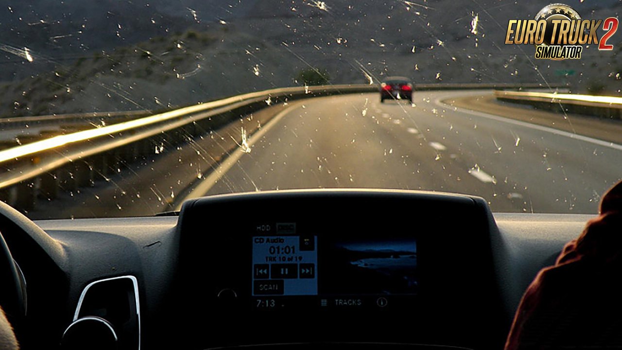 Insects on Windshield v1.1 for Ets2