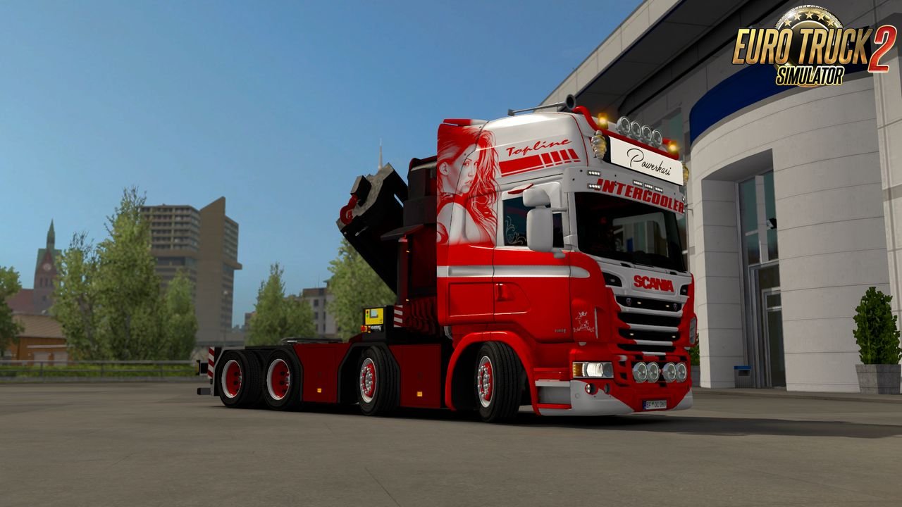 Scania RJL Crane Addon v1 for Ets2