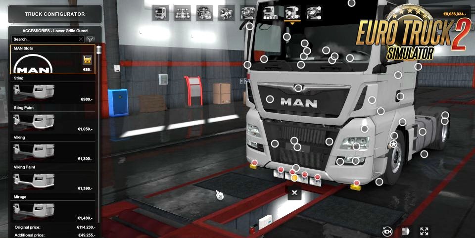 Bottom Slots for Madster TGX Euro 6 v1.0 (1.35.x)