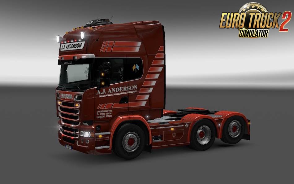 Real Company Skins for Scania RJL [1.35.x]
