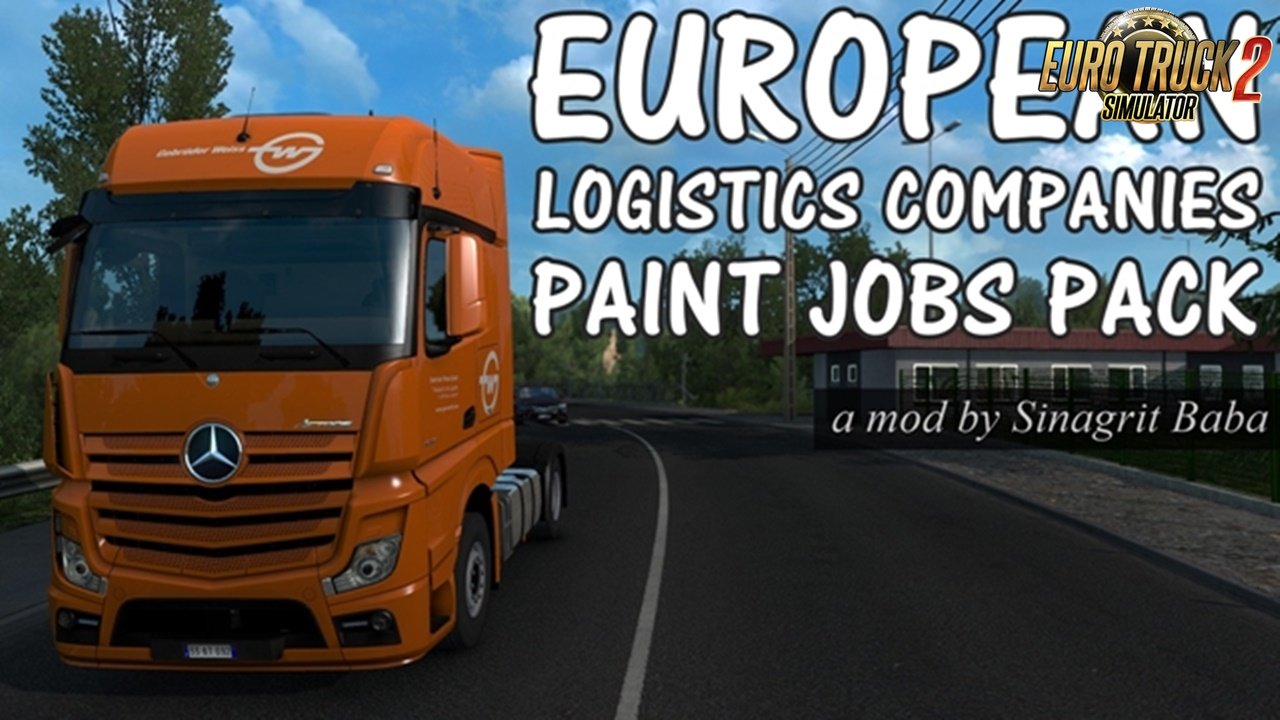 European Logistics Companies Paint Jobs Pack v1.3 for Ets2