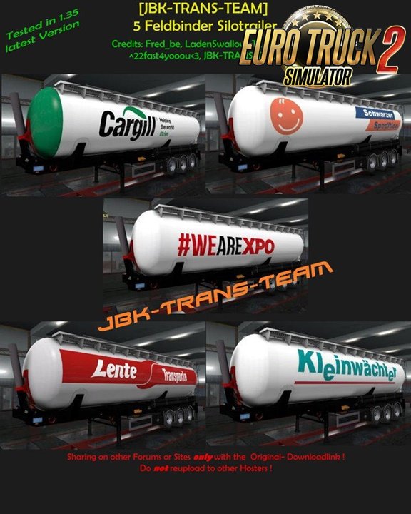 JBK FFB 5 Silotrailer for Ets2