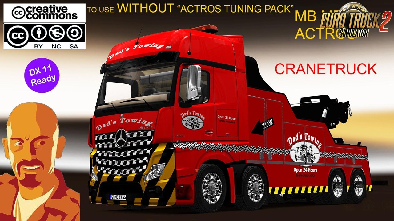 MB Actros MPIV Cranetruck-No Actros Tunning Pack [1.35.x]