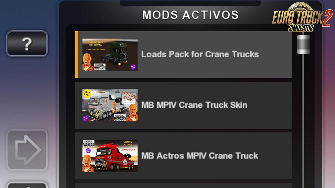 MB Actros MPIV Crane Truck Custom Skin-No Actros Tuning Pack