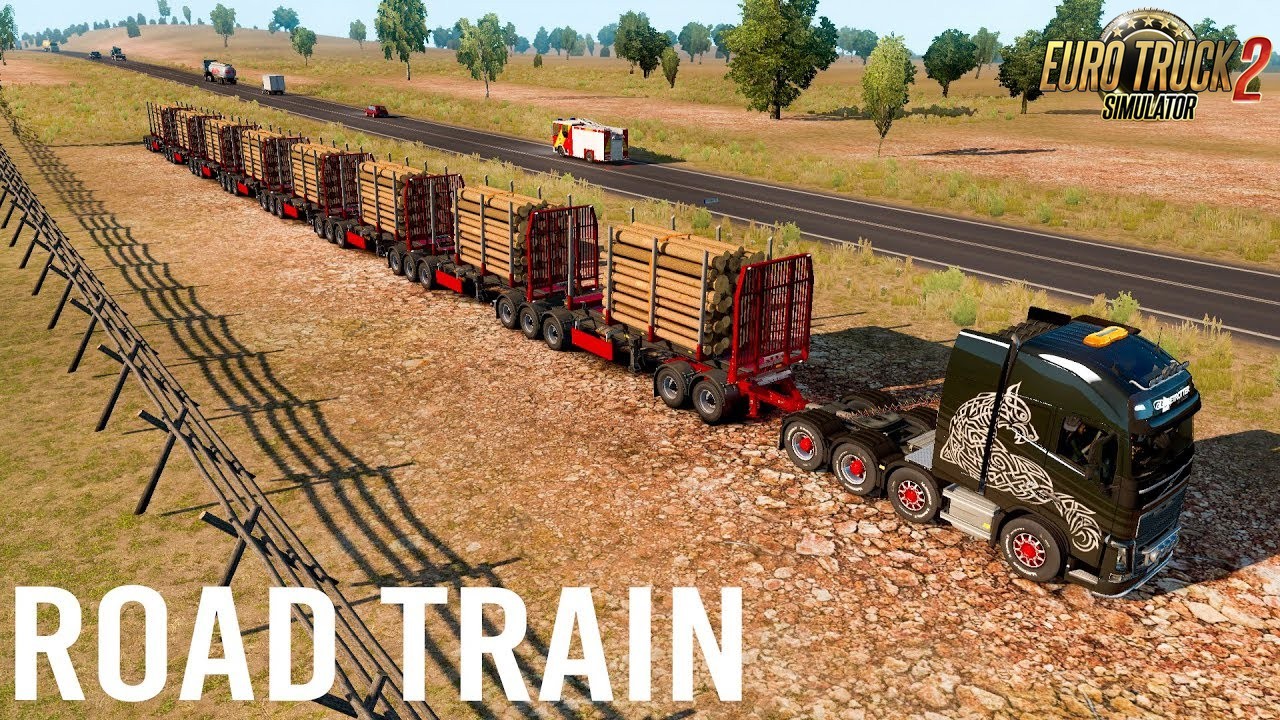 Trailer Dolly Road Train v1.0 (1.35.x)