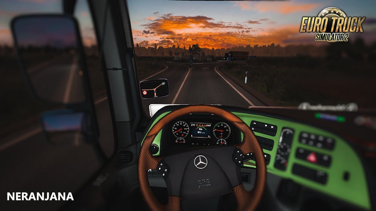 Custom Dashboard for Mercedes MP3 by SCS Software v1.0 (1.35.x)