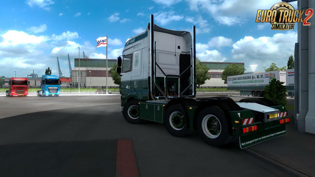 JAN DECKERS JR BV Skin for DAF Euro 6 + Trailer v1.0 (1.35.x)