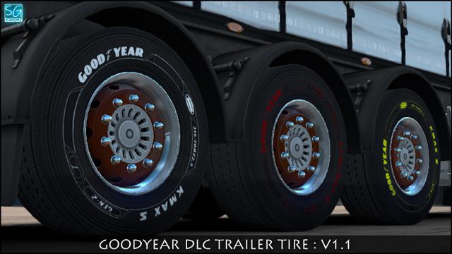 Goodyear DLC Trailer Tires v1.1 (1.35.x)