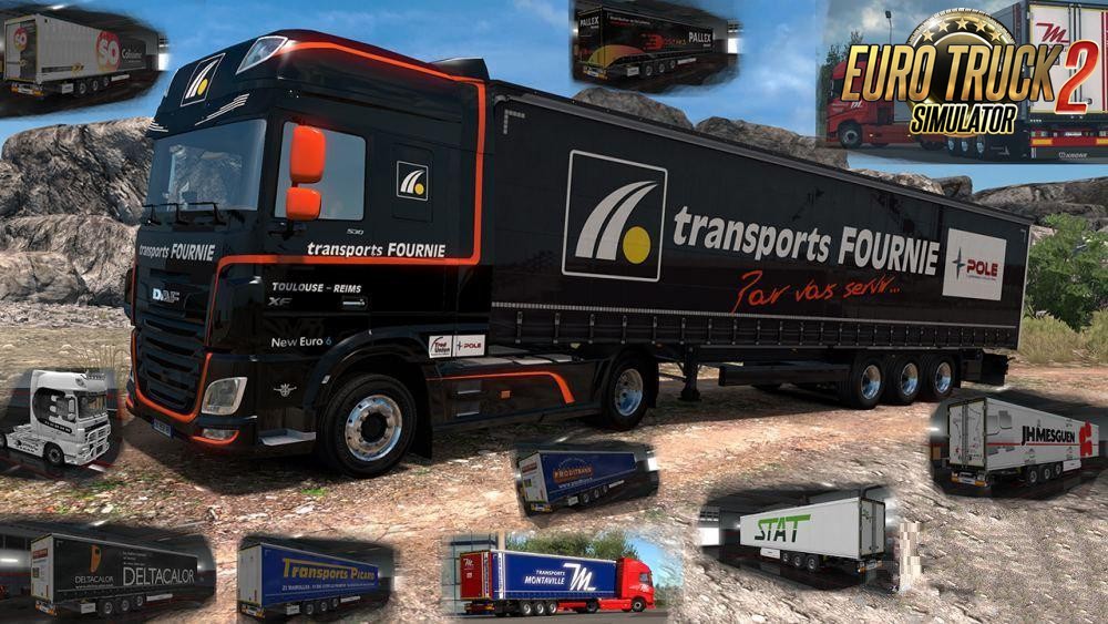 French Truck & Trailers Skins Krone v0.2 (1.35.x)