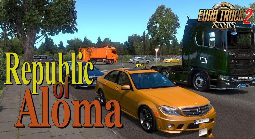 Republic of Aloma Map for Ets2 [1.35.x]