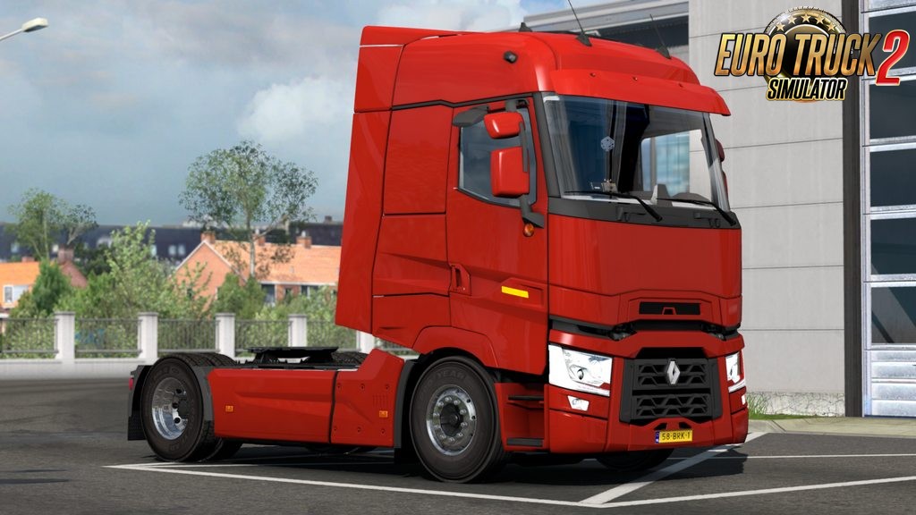 A bit lowered Renault T chassis for Ets2