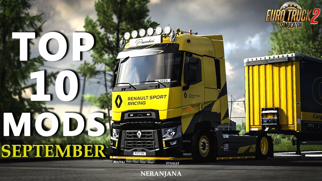 TOP 10 ETS2 Mods for September - Euro Truck Simulator 2