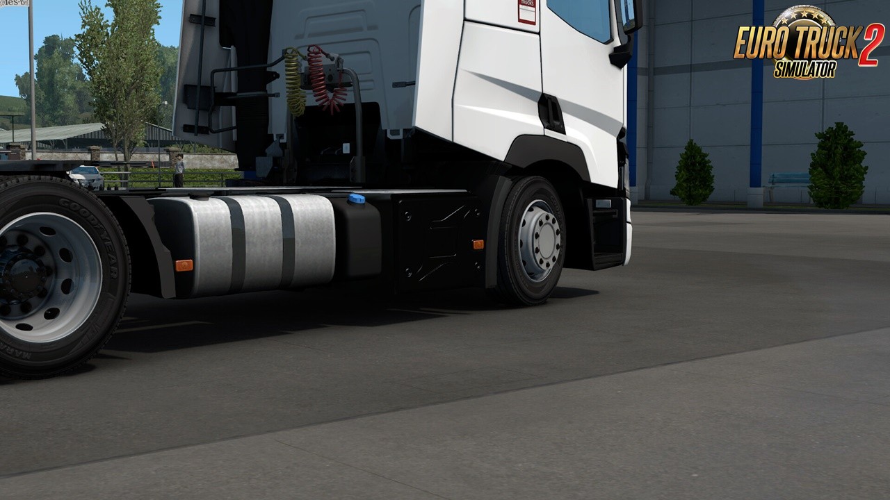 Realistic exhaust "cover" for Renault Range T v1.0 in Ets2