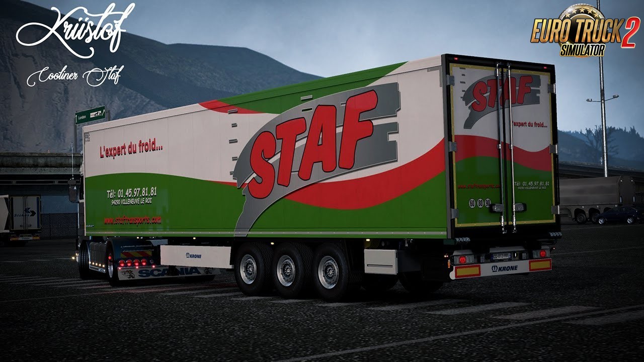 Krone Coolliner | traffic and job market v1.0 for Ets2