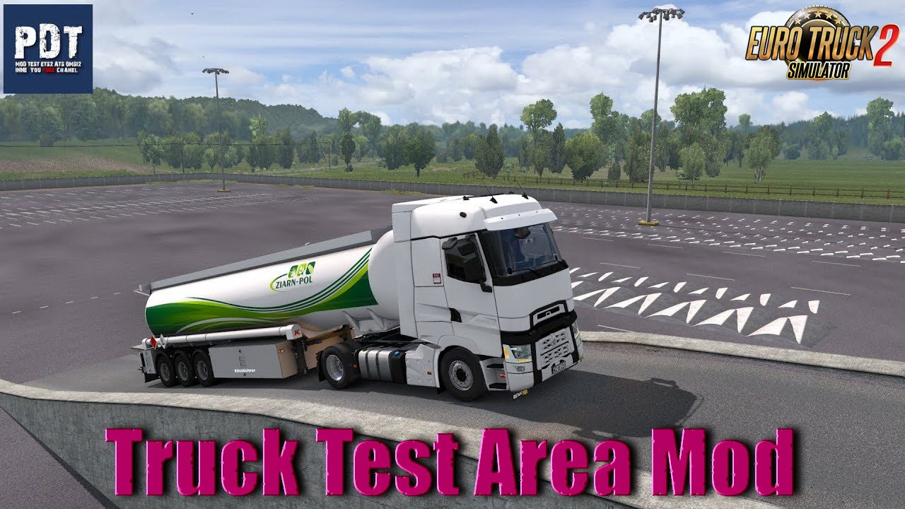 Truck Test Area Mod v1.0 (1.36.x)