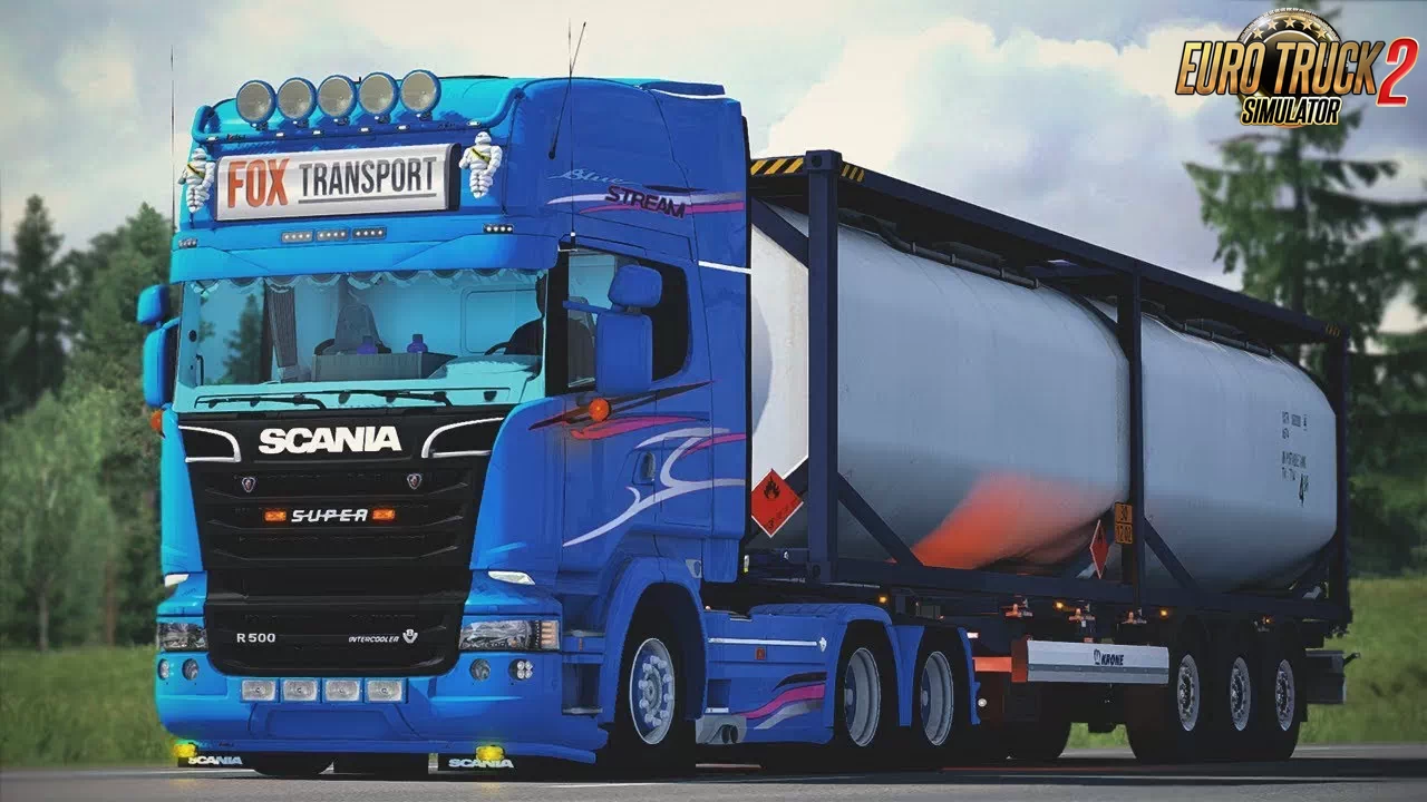 Scania R500 V8 + Open Pipe Sound - Euro Truck Simulator 2
