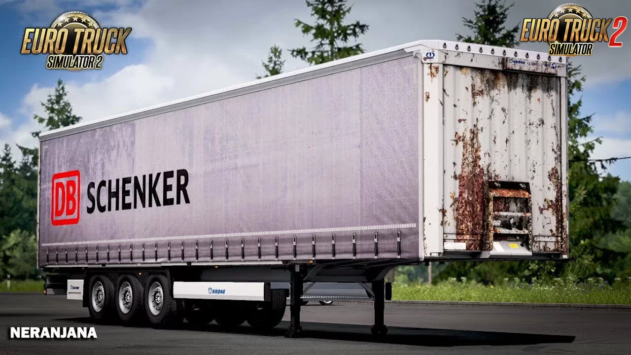 Sams Real Curtains Trailers v2.11 - Euro Truck Simulator 2
