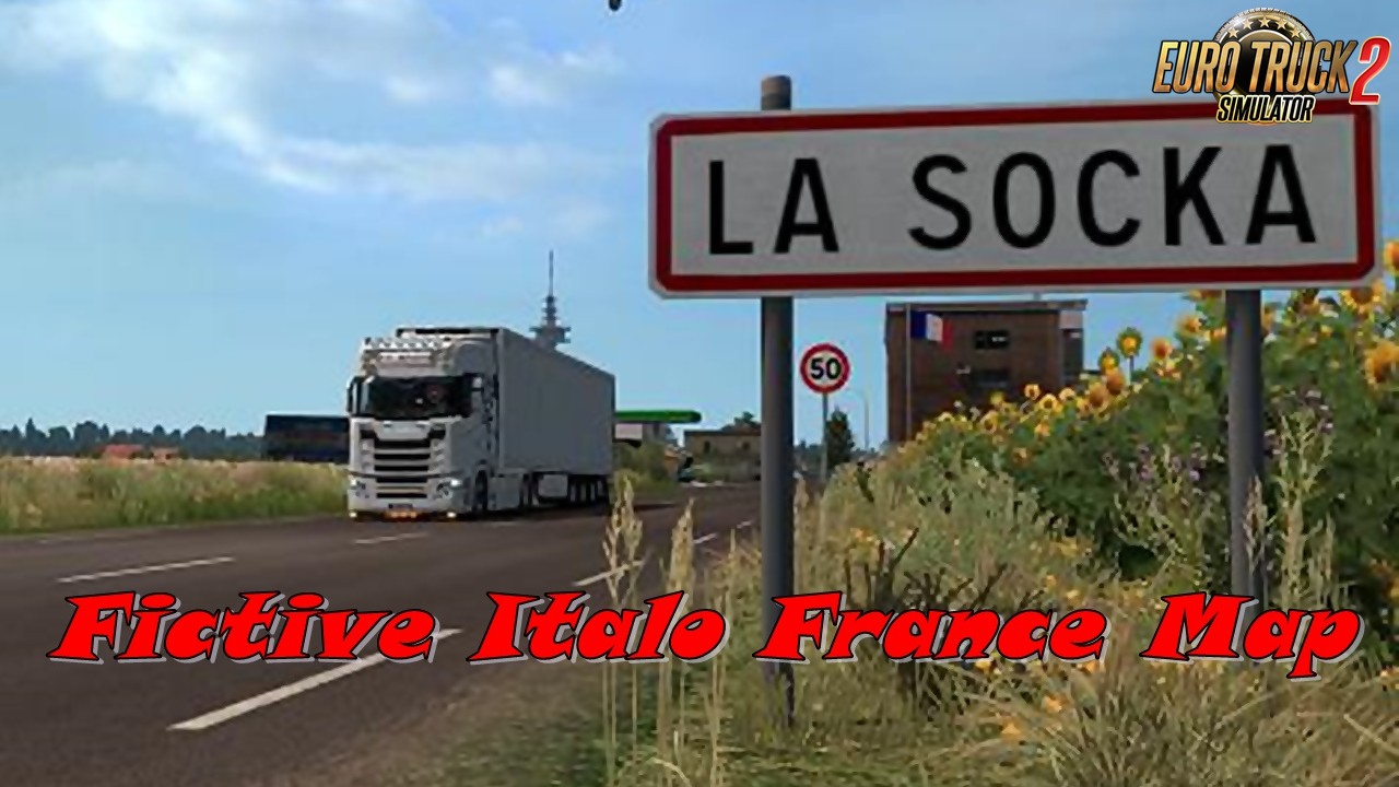 Fictive Italo France Map v1.2 for Ets2 Fictive Italo France Map v1.2 for Ets2
