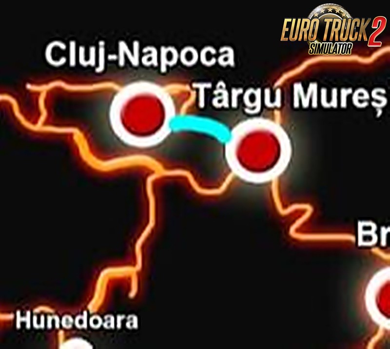 Cluj-Napoca and Târgu Mureș Road Connection for Ets2