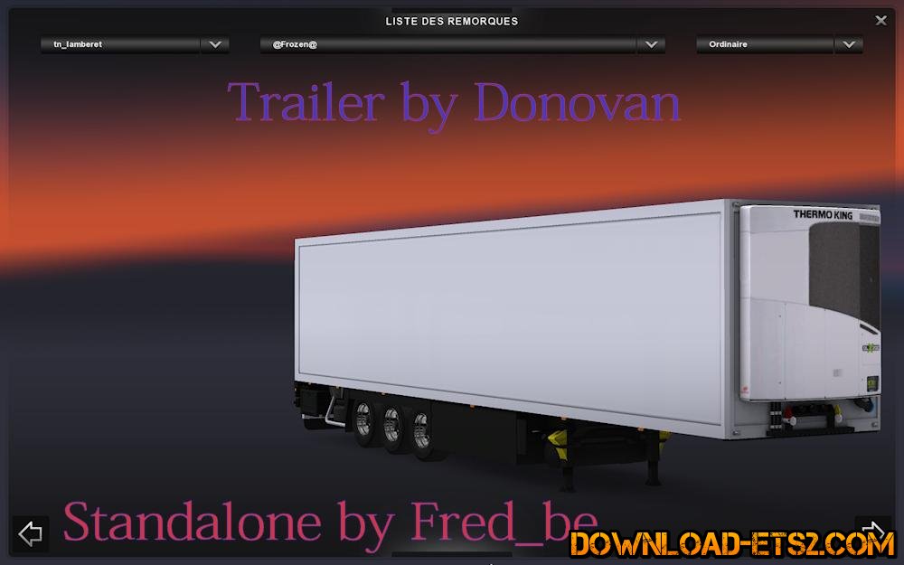 STANDALONE TRAILER LAMBERET for ETS2