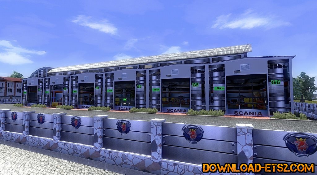 Scania Large Garage Skin