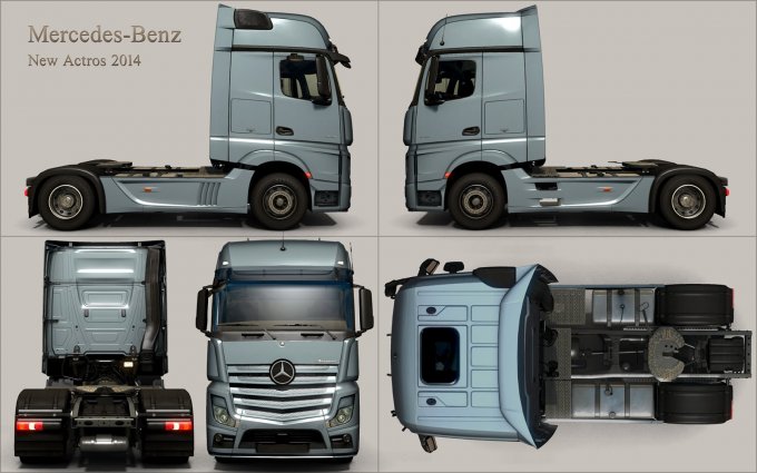 New Mercedes-Benz Actross MPIV by SCS Software