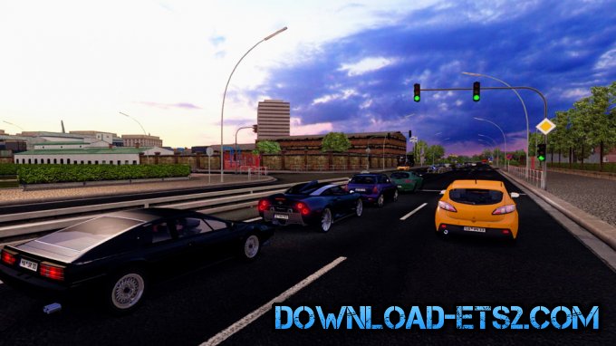 Test Drive Unlimited Traffic Pack Reworked for ETS 2