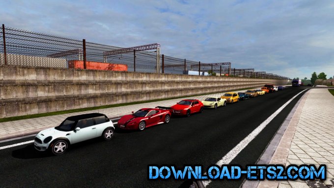 Test Drive Unlimited Traffic Pack Reworked for ETS 2