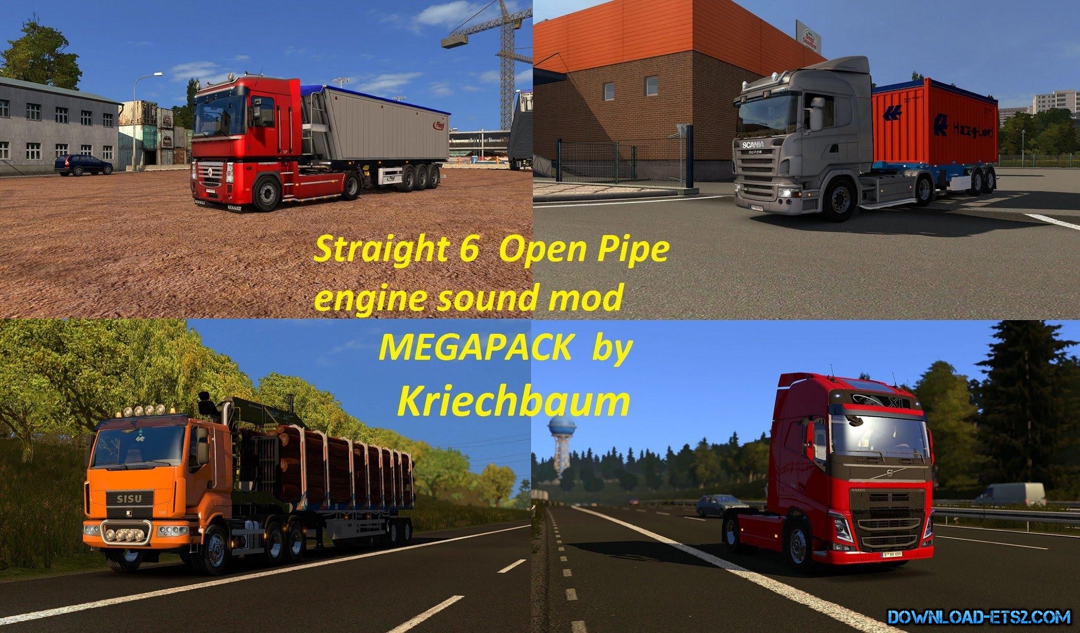 Open Pipe straight 6 engine sounds megapack by kriechbaum