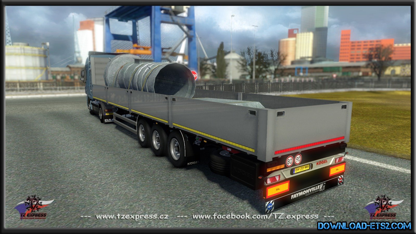 Tz Express Koegel Flatbed For Ets2 Ets2 Mods Euro Truck Simulator 2 Mods Ets2 Trucks Maps 1446