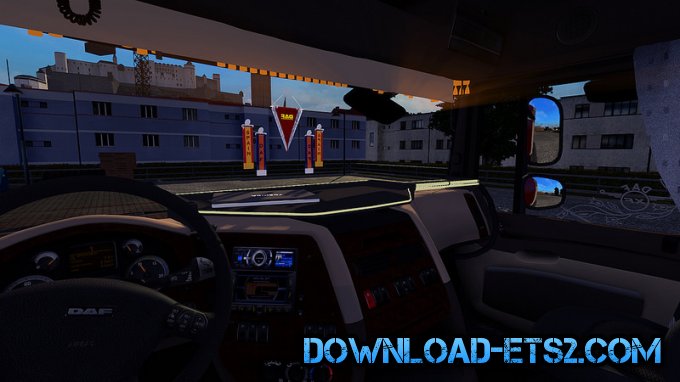 Daf XF105.460 + Interior + Trailer Schmitz by ExELeRz