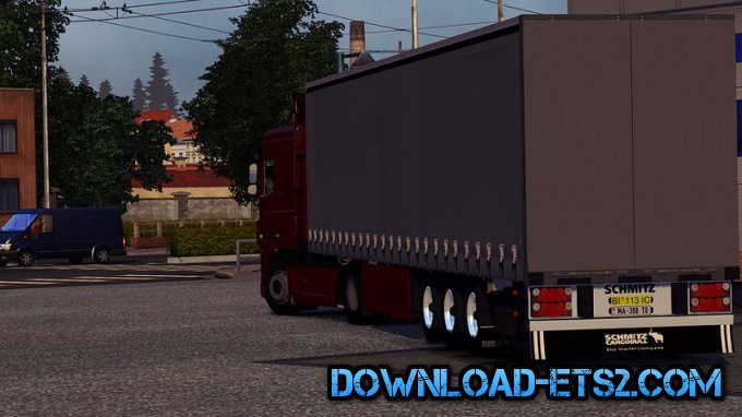 Daf XF105.460 + Interior + Trailer Schmitz by ExELeRz