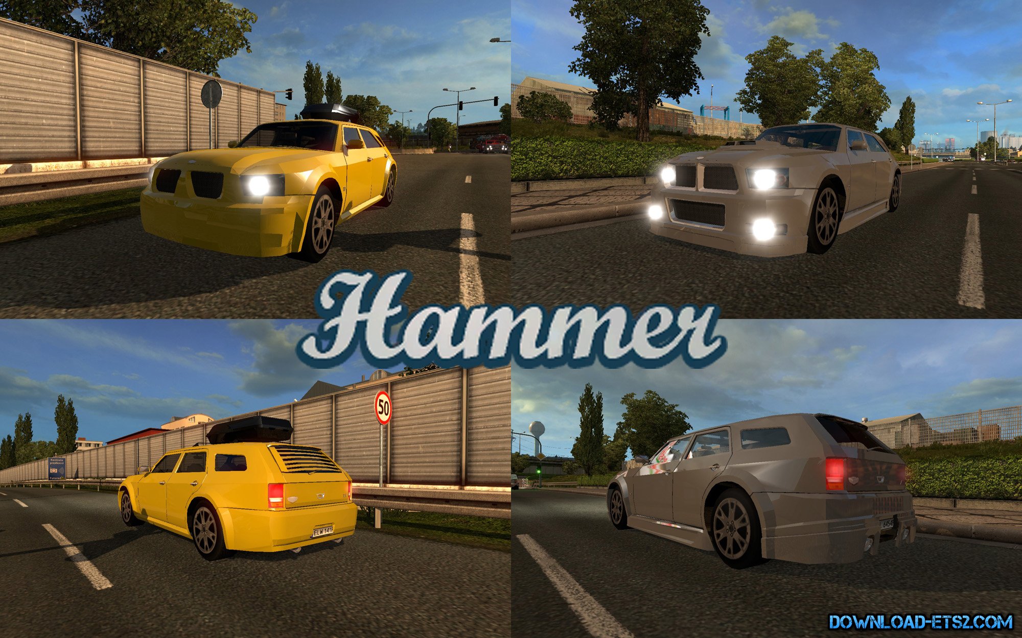 Hammer Car in Traffic by alkonavt96