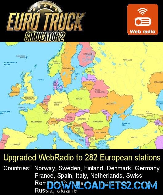 282 European Webradio stations 1.17