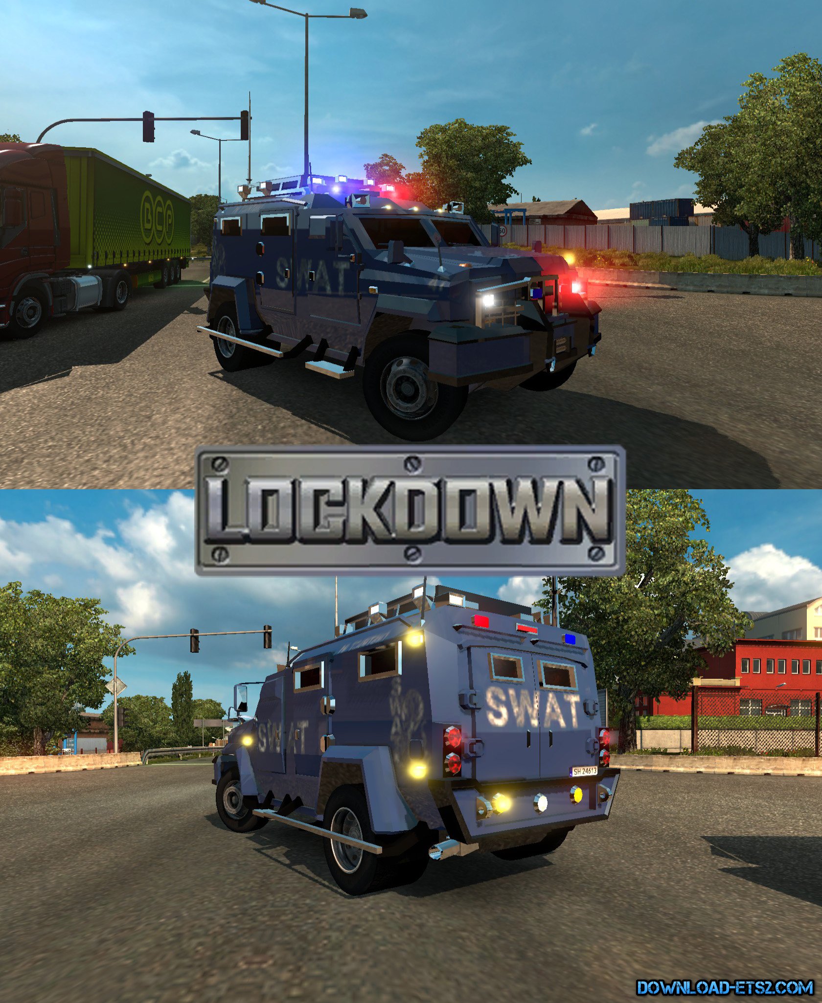 AUTO LOCKDOWN IN TRAFFIC for ETS2
