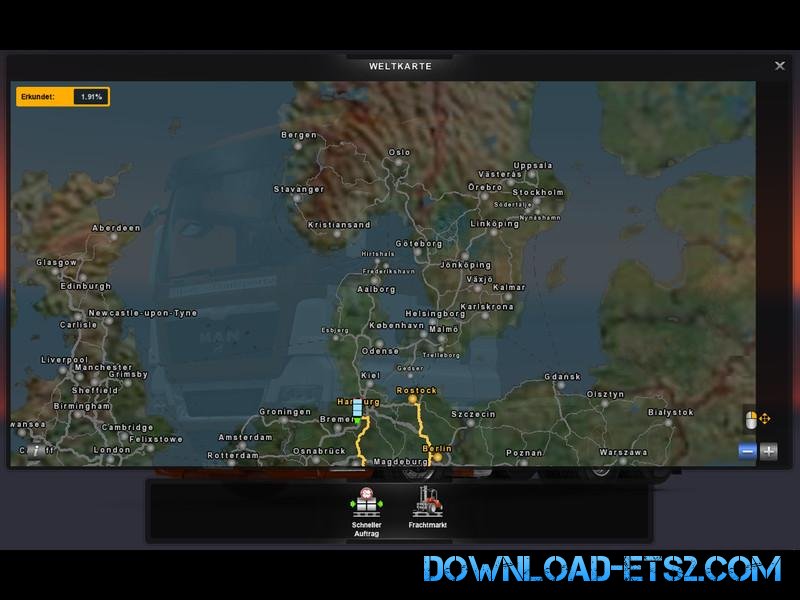EUROPAMAP IN COLOR V2.0 for SCANDINAVIEN DLC