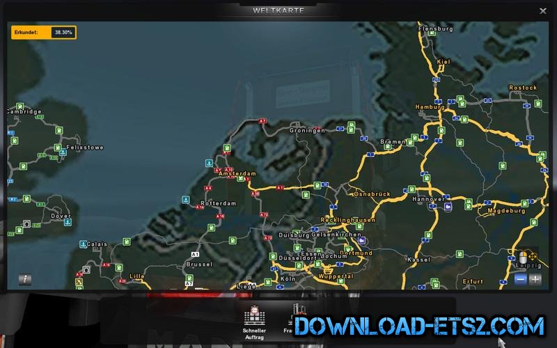 EUROPAMAP IN COLOR V2.0 for SCANDINAVIEN DLC
